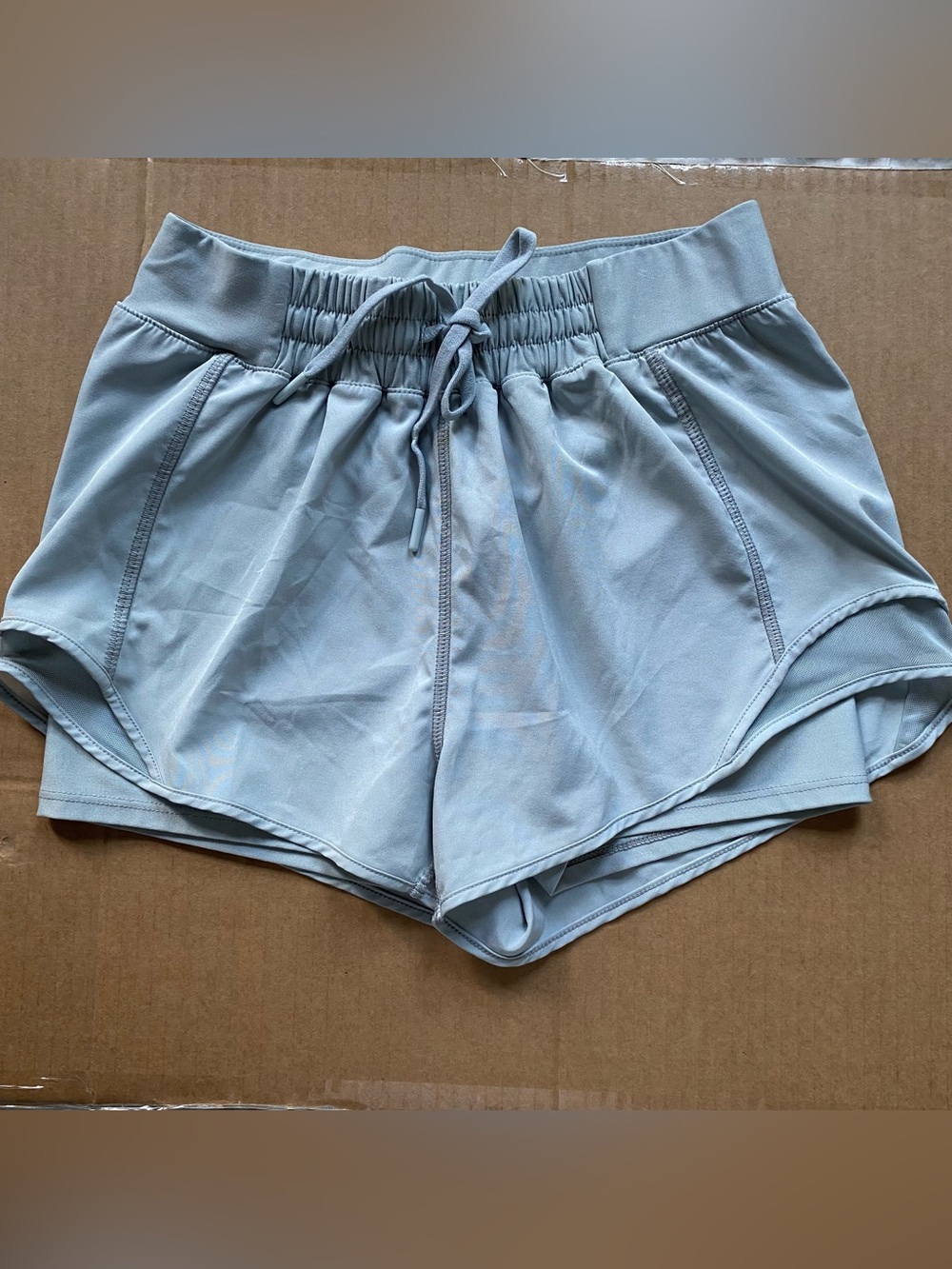MPG Pale Blue Women's Athletic Drawstring Shorts